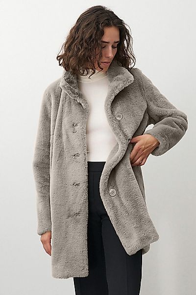 Barbara Lebek Fellimitatmantel warmer Plüschmantel, Kurzmantel günstig online kaufen
