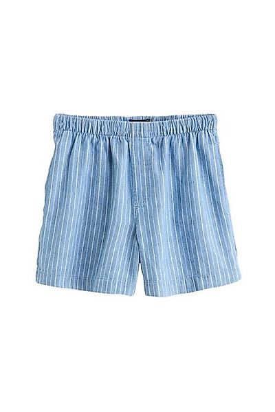 Next Shorts Leichte Denim-Shorts mit Gummibund 100 % Baumwolle (1-tlg) günstig online kaufen