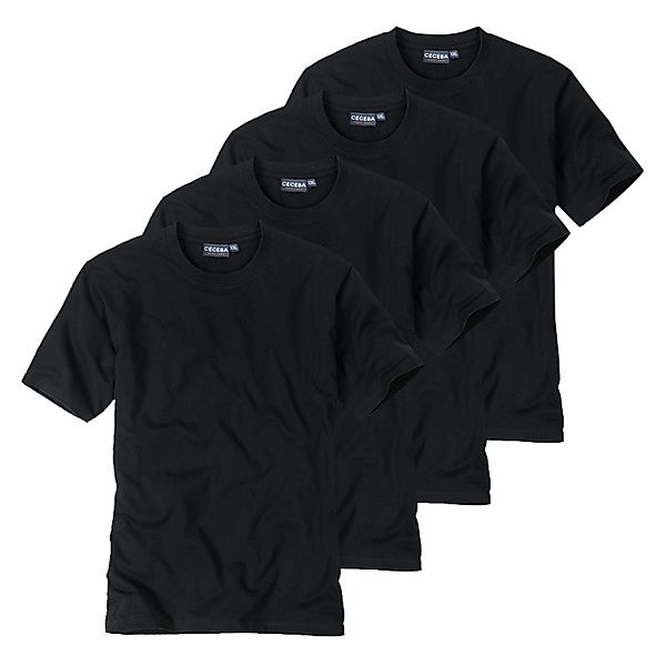 CECEBA Unterziehshirt T-Shirt (4-St) ohne Seitennaht günstig online kaufen