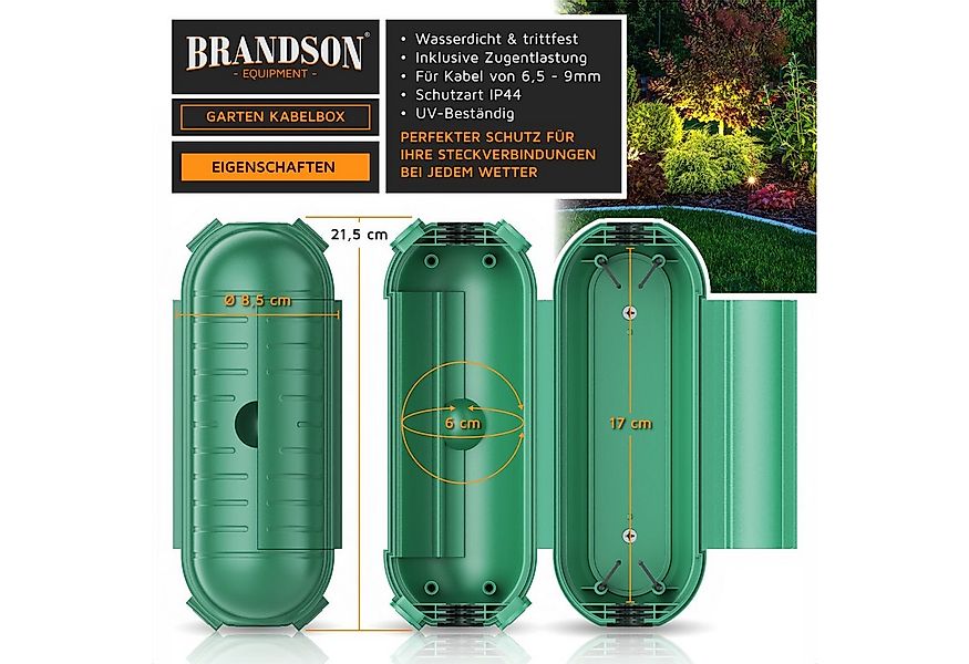 BEARWARE Kabelbox wetterbeständige Schutzbox für Verlängerungskabel, (2-tlg günstig online kaufen
