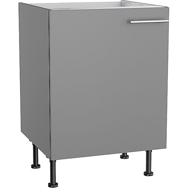 Optifit Küchen-Spülenunterschrank Mats825 60 cm x 87 cm x 58,4 cm Basaltgra günstig online kaufen