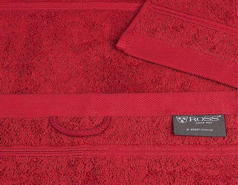 ROSS Gästehandtücher Rubin, Frottier (Packung, 6-St), 100% Baumwolle günstig online kaufen