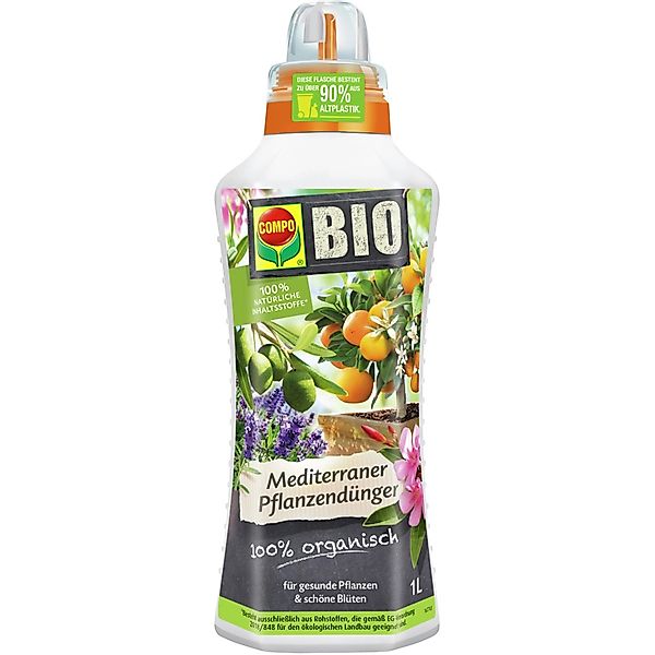 Compo BIO Mediterraner Pflanzendünger 1 l günstig online kaufen