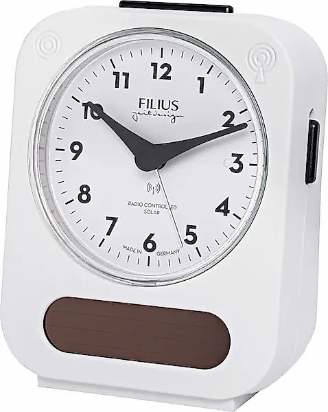 FILIUS zeitdesign Funkwecker »0543-0«, Wecker, Beleuchtung, Solar, Made in günstig online kaufen