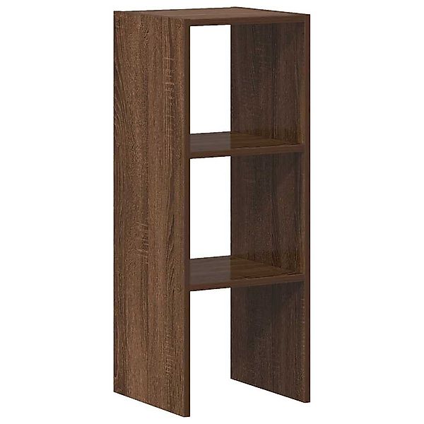 vidaXL Fächerschrank Bücherregal Stapelbar Braun Eichen-Optik günstig online kaufen