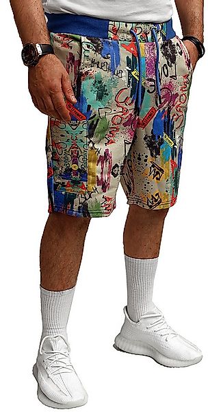 RMK Shorts Herren Short Sweatshorts kurze Hose Sommer Bermuda mit Print Ela günstig online kaufen