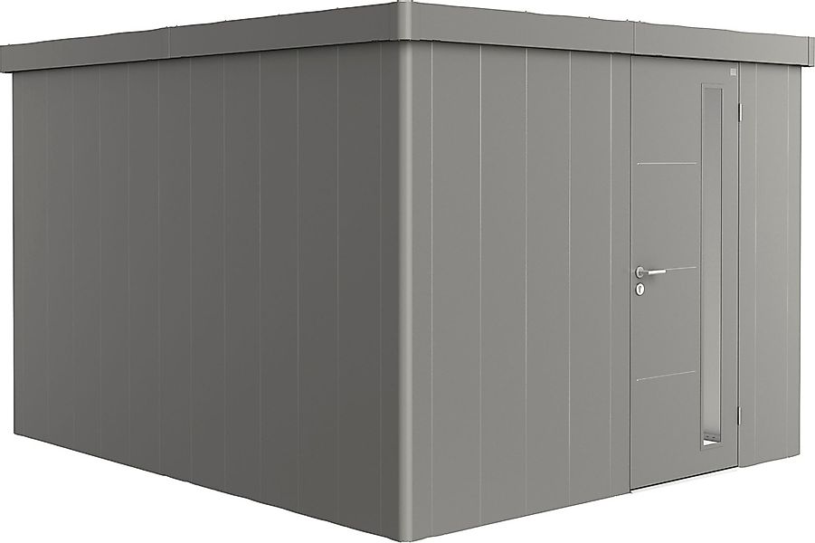 Biohort Gerätehaus Neo 4C Standardtüre Quarzgrau-Metallic günstig online kaufen