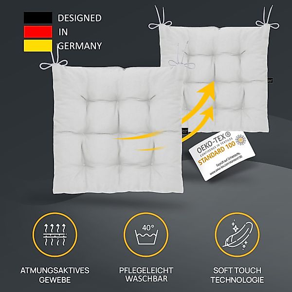 LILENO HOME Stuhlkissen Sitzkissen für Gartenstuhl, günstig online kaufen