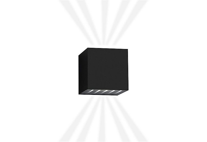 Nettlife LED Wandleuchte Wandleuchte 2 Stück Cube 3000K Kaltweiß Up Down, L günstig online kaufen