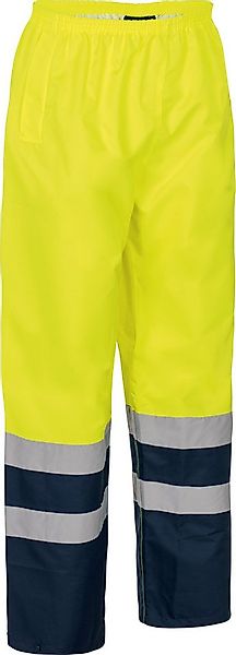 vizwell Regenhose Warnschutz Hose in warnorange warngelb mit elastischen Ta günstig online kaufen