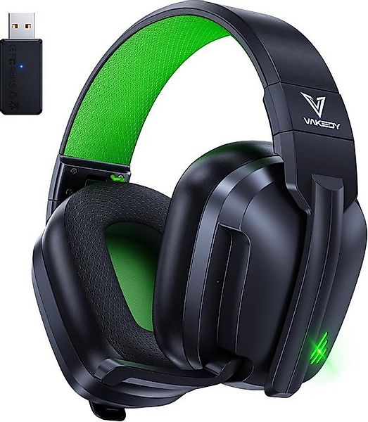 Vakedy Mit Mikrofon, 50H+ Akkulaufzeit,2,4-GHz- und Bluetooth-Dualmodus Gam günstig online kaufen