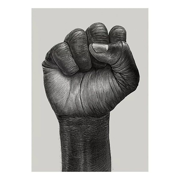 Raised Fist Poster 30 x 40cm günstig online kaufen