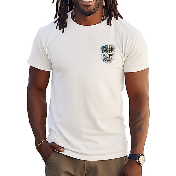 Banco T-Shirt Herren T-Shirt mit Totenkopf günstig online kaufen