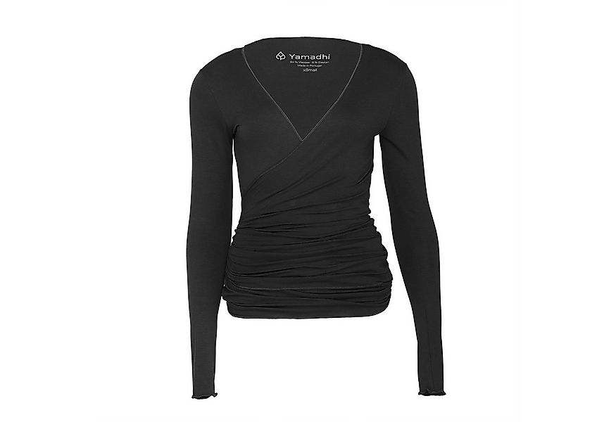 Yamadhi Yoga-Wickeljacke Yoga Wickeljacke, Viskose, Schwarz L günstig online kaufen