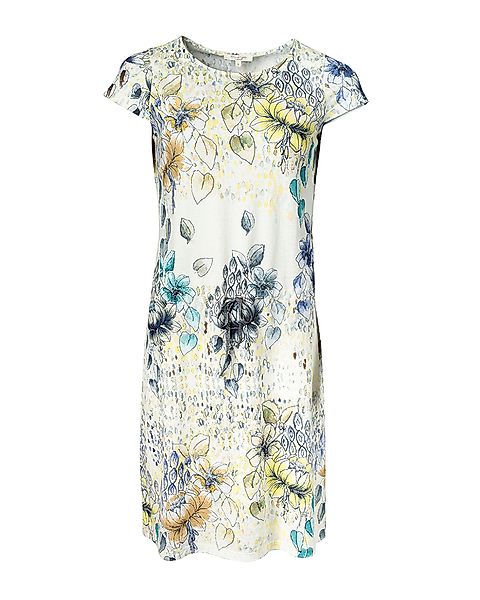 Kurzarmkleid Aus Bio-baumwolle | Art-flower Kleid günstig online kaufen