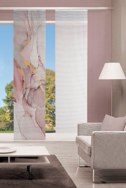 Vision S Schiebegardine "MARMOSA" Paneelwagen 1 Stk. tlg. BAMBUS OPTIK günstig online kaufen