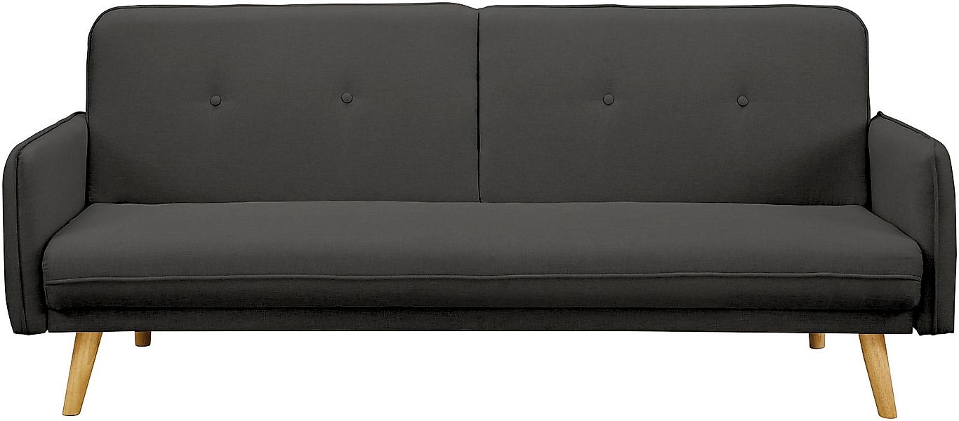 SalesFever Schlafsofa »Linköping, 3-Stizer, Sofa«, mit Knopfheftung im Rück günstig online kaufen