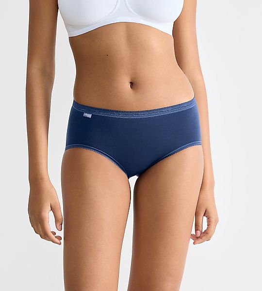 sloggi Midislip "Basic+" 3er Pack, Baumwollmix, klassischer Stil, mittelhoh günstig online kaufen
