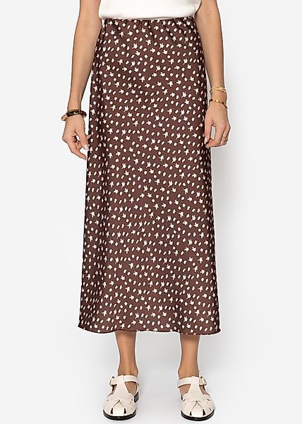SASSYCLASSY Minirock Eleganter midi Satin Rock günstig online kaufen