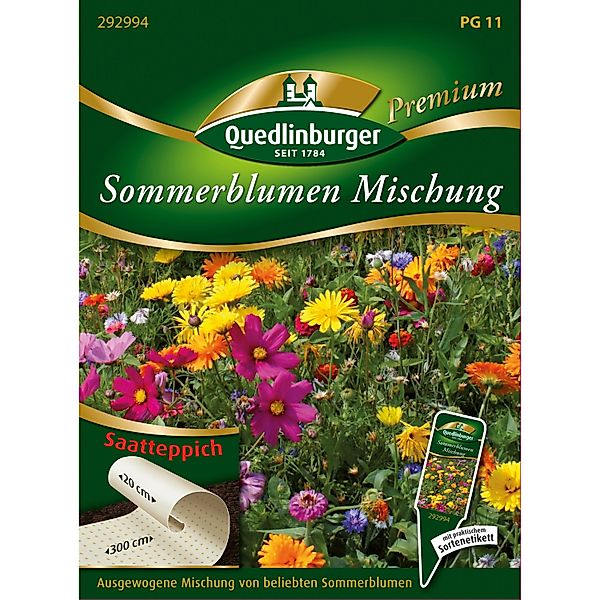 Quedlinburger Sommerblumen Mischung Saatteppich günstig online kaufen