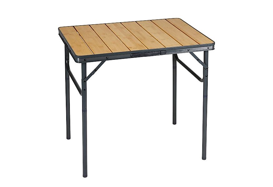 habeig Campingtisch Klappbar, 75x55cm, Höhenverstellbar 35-71cm, Holzplatte günstig online kaufen