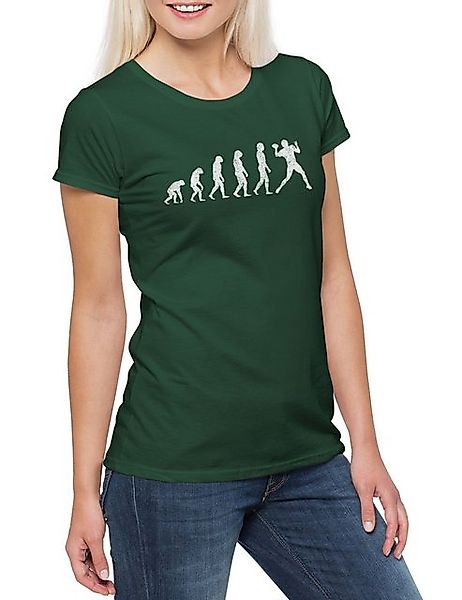 Urban Backwoods Print-Shirt American Football Evolution Damen T-Shirt Charl günstig online kaufen