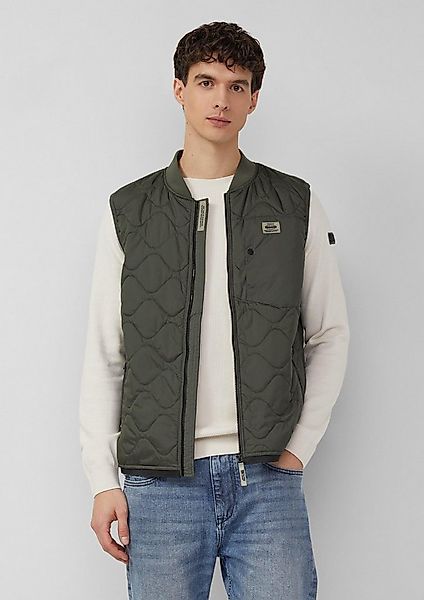 s.Oliver Outdoorjacke Outdoor-Weste Leichte Steppweste mit Bomberkragen im günstig online kaufen