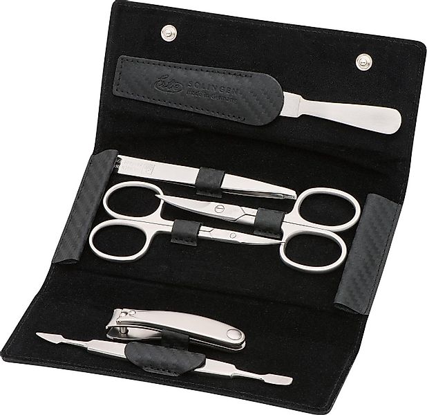 ERBE Maniküre-Etui Lederetui mit Druckknopfverschluss, 7 tlg., bestückt mit günstig online kaufen