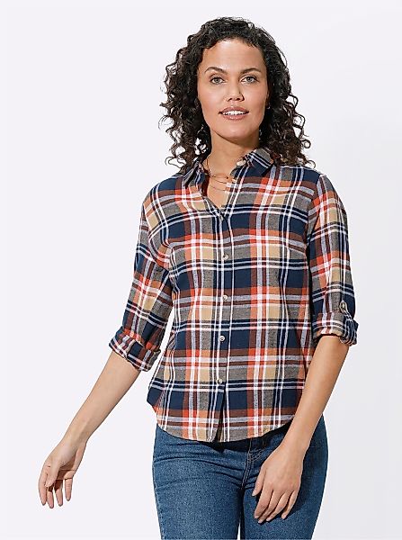 Witt Klassische Bluse Flanell-Bluse günstig online kaufen