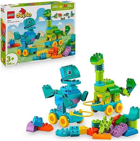 LEGO® Dinos auf Rädern 3-in-1-Set (10451), LEGO DUPLO Town Konstruktionsspi günstig online kaufen