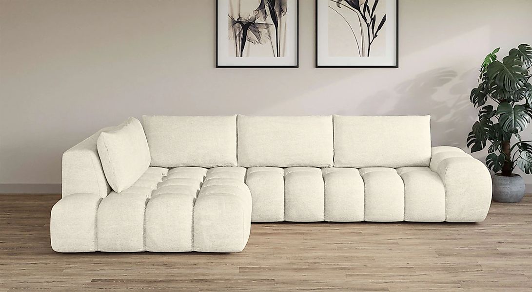 INOSIGN Ecksofa "AZITA klein, L-Form, elegant und bequem Designsofa in Bubb günstig online kaufen