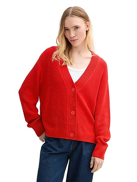 TOM TAILOR Denim Cardigan mit Strickstruktur günstig online kaufen