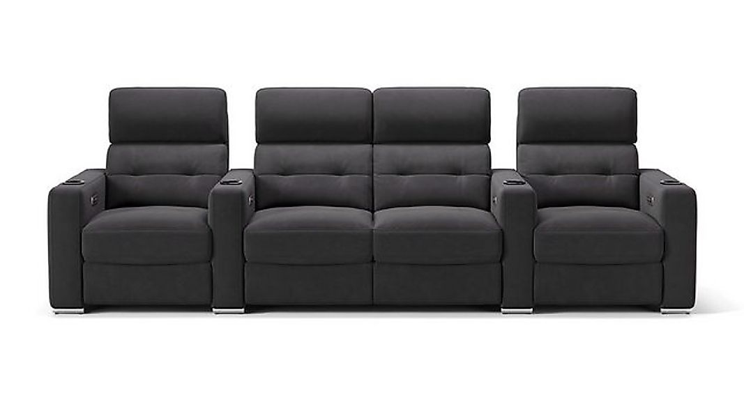 Sofanella 4-Sitzer Stoff BARI, Heimkinosofa, Kinocouch, Funktionssofa, Kino günstig online kaufen