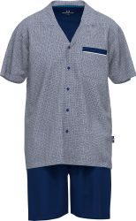 GÖTZBURG Pyjama Herren-Shorty Single-Jersey gemustert günstig online kaufen