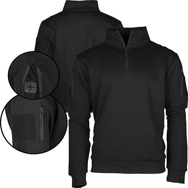 Mil-Tec Strickpullover Militär Tactical Sweatshirt mit Zipper günstig online kaufen