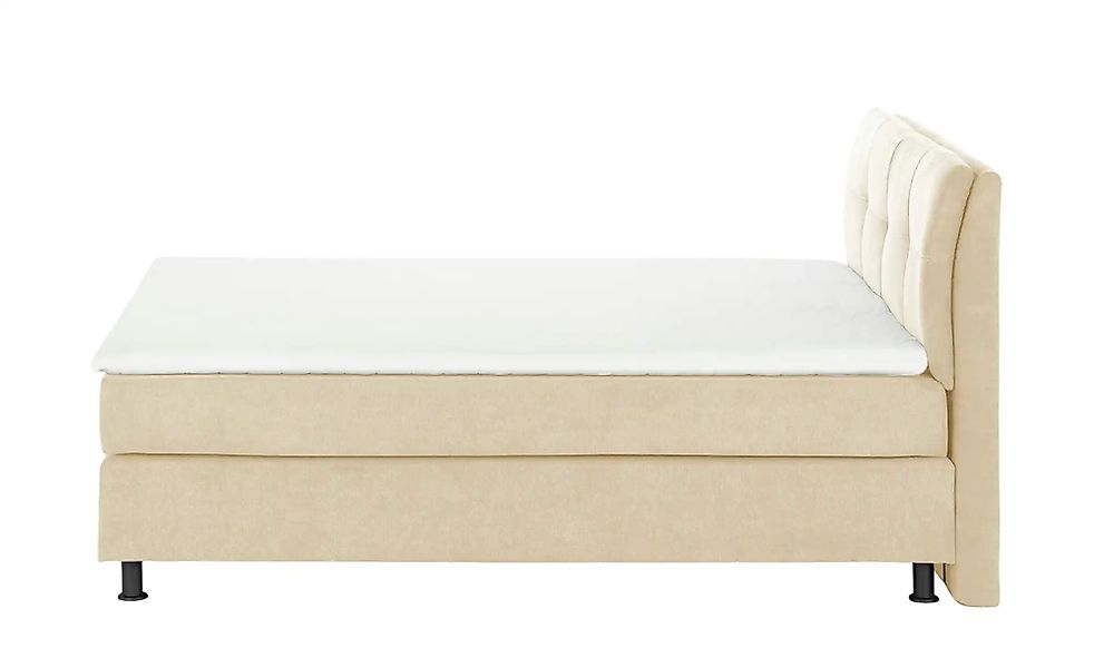 Boxspringbett  Vegg Towel ¦ beige ¦ Maße (cm): B: 205 H: 112,5 Betten > Box günstig online kaufen