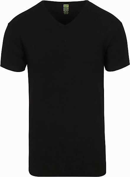 Alan Red Bamboo T-shirt Schwarz - Größe S günstig online kaufen
