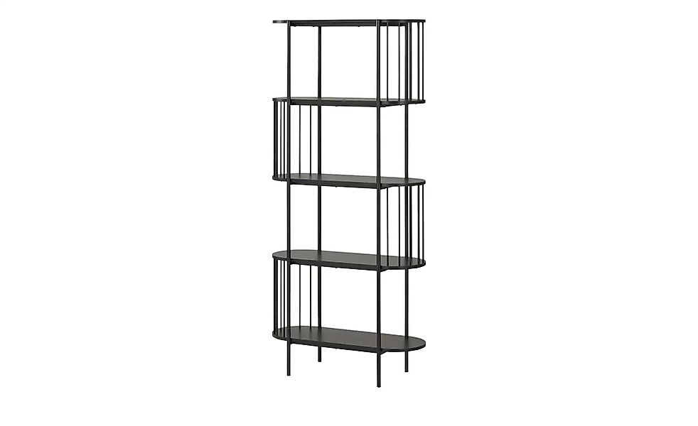Regal  Hella ¦ schwarz ¦ Maße (cm): B: 80 H: 172 T: 34.0 Regale > Bücherreg günstig online kaufen