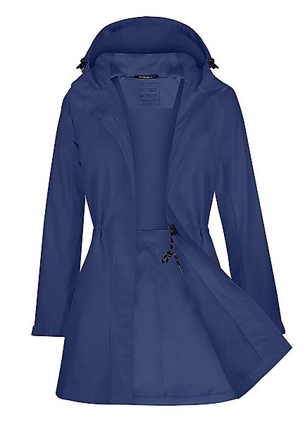 ATLASLAVA Regenjacke Damen Lang Softshelljacke Regenmantel (1-St) Frauen Tr günstig online kaufen