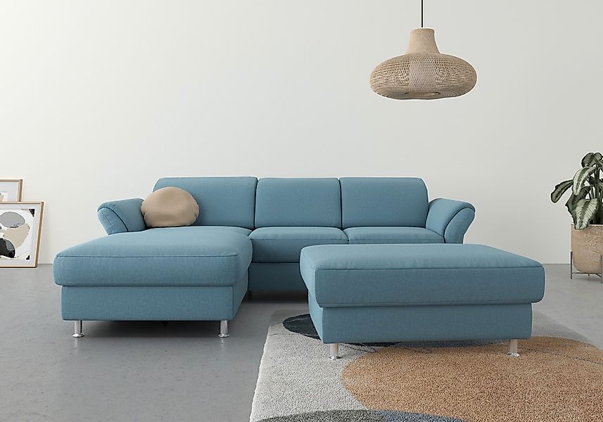 sit&more Ecksofa "Apulia L-Form" wahlweise Bettfunktion, Bettkasten und Kop günstig online kaufen