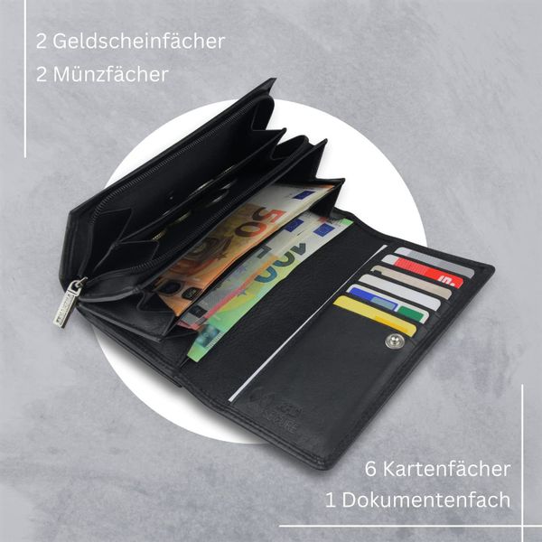 Frentree Geldbörse Damen Portemonnaie aus echtem günstig online kaufen