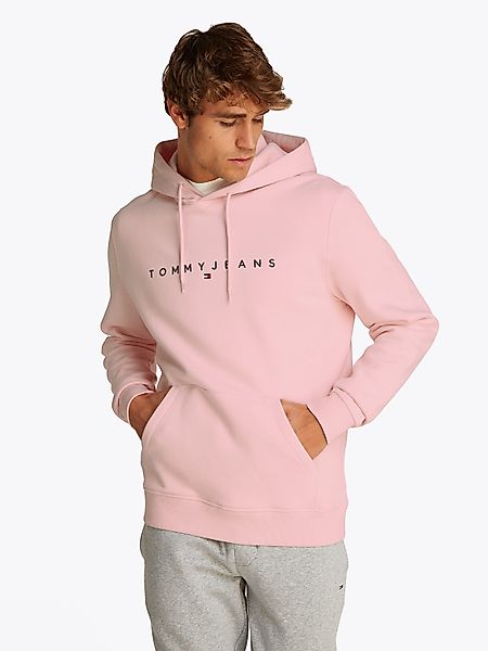 Tommy Jeans Hoodie "TJM REG LINEAR LOGO HOODIE EXT" mit Logo-Stickerei günstig online kaufen