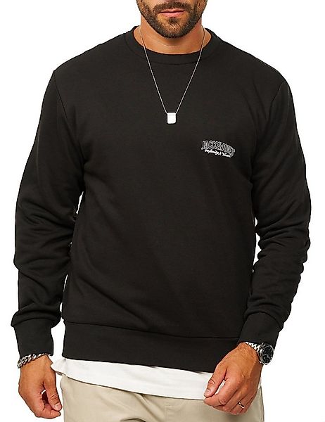 Jack & Jones Sweatshirt als Crew Neck Rundhalspullover im Regular-Fit Herre günstig online kaufen