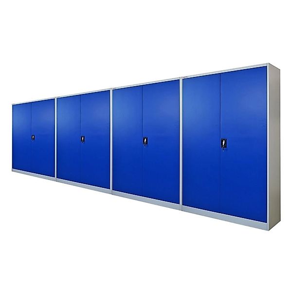 PROREGAL Mega Deal 4x Flügeltürenschrank Elephant Metall Aktenschrank Absch günstig online kaufen