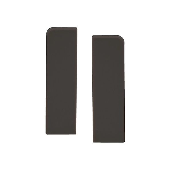 Kosche Endkappen für Kosche Sockelleiste 16 mm x 58 mm Anthrazit 2 Stück günstig online kaufen