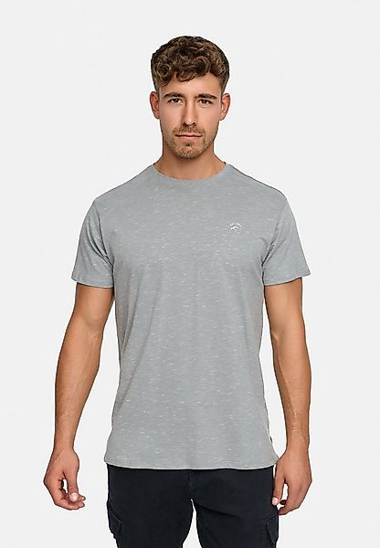 Indicode T-Shirt Herren Kloge Shirt Tee Herrenshirt mit dezentem Label-Deta günstig online kaufen