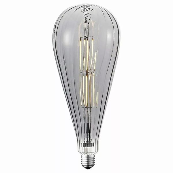 LED Filament Leuchtmittel in Grau-Transparent E27 Spezialform 6W 2700K günstig online kaufen
