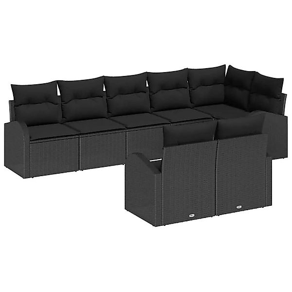vidaXL Gartensofa-set 8-Tlg Poly-Rattan 3346093 günstig online kaufen