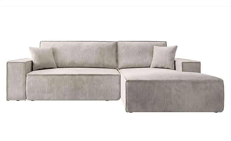 Selsey Ecksofa mit Schlaffunktion Farese ¦ creme ¦ Maße (cm): B: 267 H: 85 günstig online kaufen