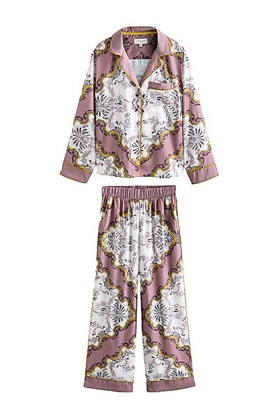 B by Ted Baker Pyjama B by Ted Baker Satin-Schlafanzug mit Schal-Print (2 t günstig online kaufen